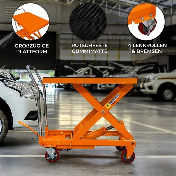 Sollevatore Forbice Monster Carrello elevatore idraulico forbice Carrello mobile da 500 kg Carrello manuale 210912