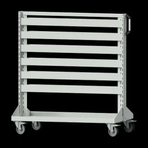 Spingitore per Pallet Carrello base per banchi da lavoro ANKE modello 505 1250 x 720 x 1350 mm (AM 1211) RAL 7035 962.107