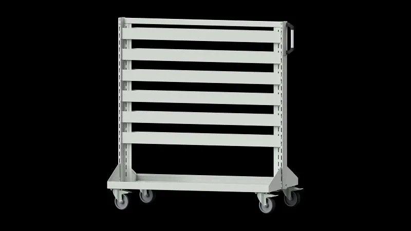 Spingitore per Pallet Carrello base per banchi da lavoro ANKE modello 505 1250 x 720 x 1350 mm (AM 1211) RAL 7035 962.107