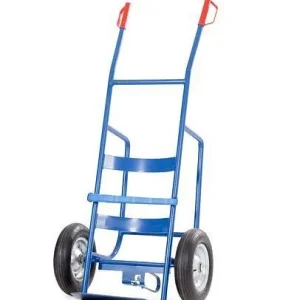 Spingitore per Pallet Carrello DENIOS per fusti acciaio verniciato gomma piena piastra di base e cinghia di ancoraggio per...