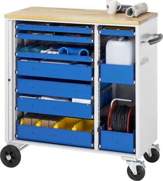 Spingitore per Pallet Carrello portautensili RAU collezione adlatus modello 10800 L1025 x P520 x A1080 mm incluso un piano...