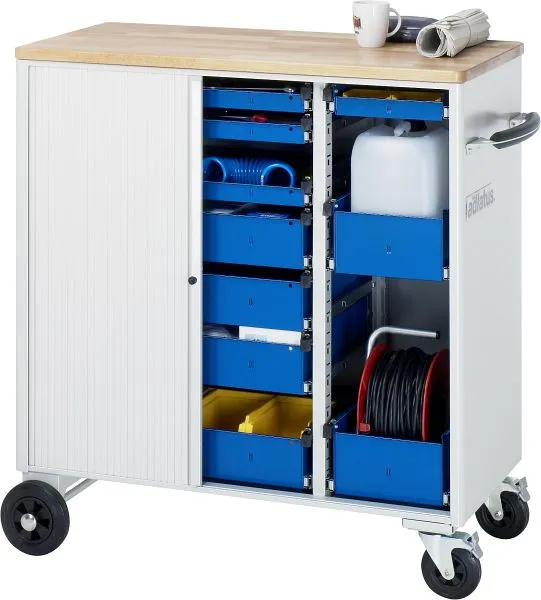 Spingitore per Pallet Carrello portautensili RAU collezione adlatus modello 10800 L1025 x P520 x A1080 mm incluso un piano...