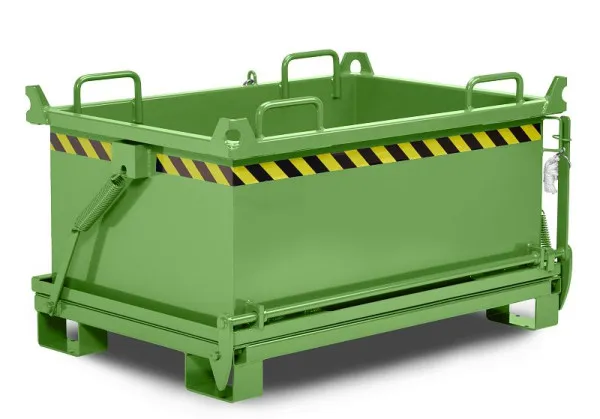 Spingitore per Pallet Contenitore fondo pieghevole RR Industrietechnik tipo RBB-200 RAL 6011 100800560