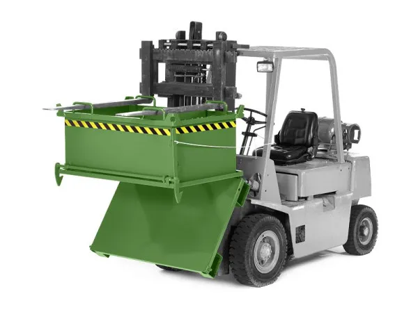 Spingitore per Pallet Contenitore fondo pieghevole RR Industrietechnik tipo RBB-200 RAL 6011 100800560