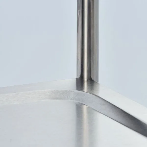Tavolo di Movimentazione Carrello da portata Stalgast acciaio inox con tre ripiani 860 x 540 x 920 mm (LxPxA) LT0711003