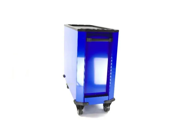 Tavolo di Movimentazione Carrello portautensili Metra 16 cassetti Serie Tecnico blu 10265