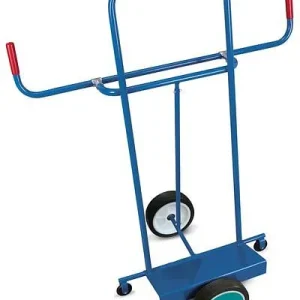 Traslatore Cinghia Carrello DENIOS classic-line DENIOS classic-line acciaio pneumatici gomma piena 2 rulli di supporto pal...