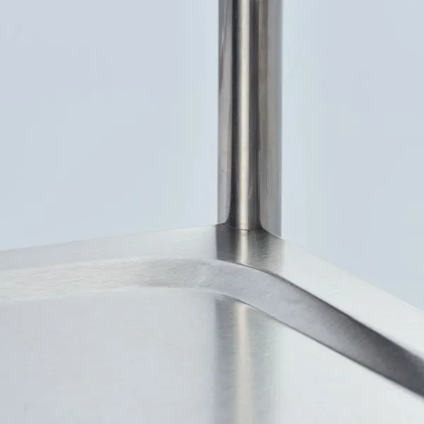 Traslatore Cinghia Carrello da portata Stalgast acciaio inox con due ripiani 860 x 540 x 940 mm (LxPxA) LT0711002
