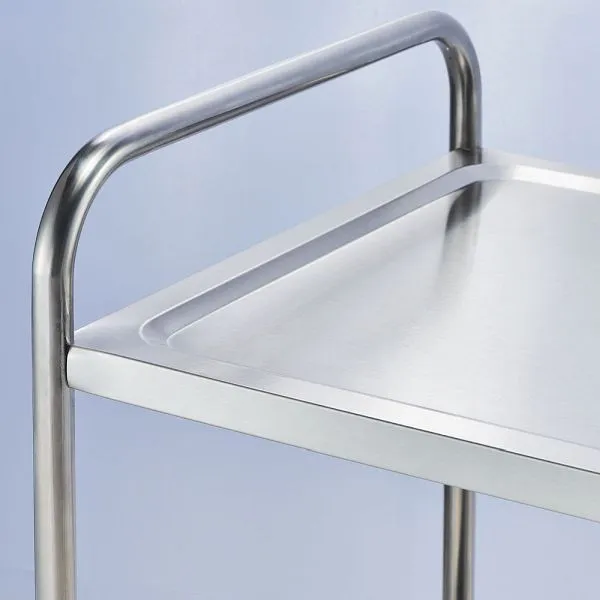 Traslatore Cinghia Carrello da portata Stalgast acciaio inox con due ripiani 860 x 540 x 940 mm (LxPxA) LT0711002
