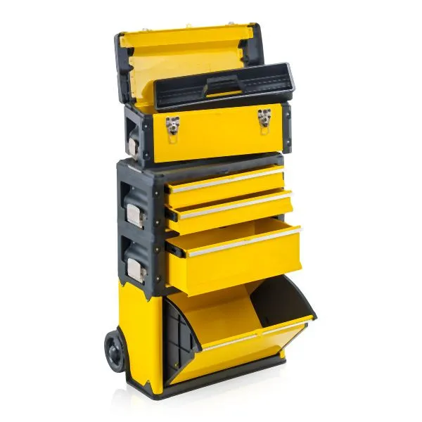 Traslatore Cinghia Carrello portautensili Metra 4 scomparti 1k.1.2.1 Comfort giallo 10529