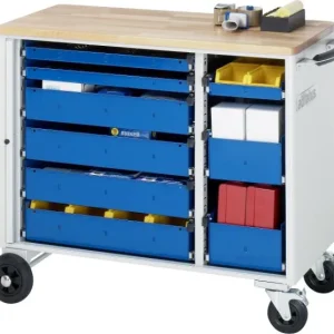 Traslatore Cinghia Carrello portautensili RAU collezione adlatus modello 10470 L1025 x P520 x A890 mm incluso un piano di...
