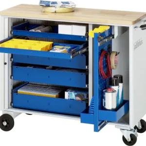 Traslatore Cinghia Carrello portautensili RAU collezione adlatus modello 10020 L1025 x P400 x A860 mm incluso un piano di...