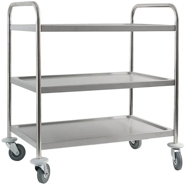 Traslatore Cinghia Carrello di servizio Stalgast acciaio inossidabile con tre ripiani 860 x 540 x 920 mm (LxPxA) LT0705003