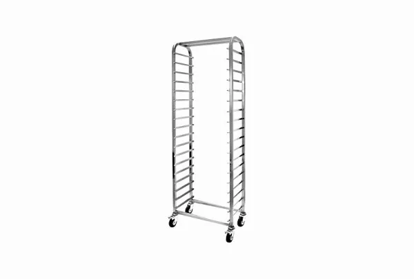 Traslatore Cinghia Carrello da trasporto Schneider acciaio inossidabile inserimento trasversale: 18 supporti GN 1/1 385035
