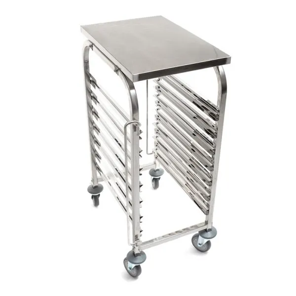 Trasportatore Rulli Manuale Carrello ALLPAX GN con ripiano per 7 contenitori GN 1/1 10014836