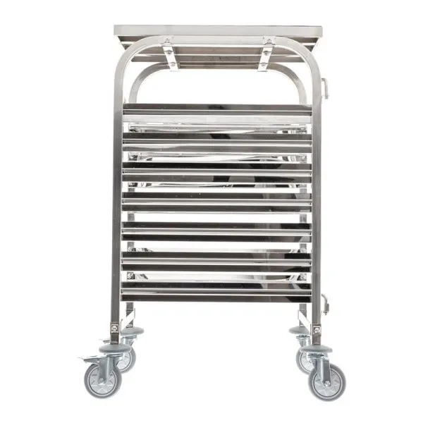 Trasportatore Rulli Manuale Carrello ALLPAX GN con ripiano per 7 contenitori GN 1/1 10014836
