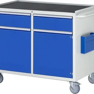 Trasportatore Rulli Manuale Carrello da montaggio RAU collezione 7000 L1145xP650xH975mm supporto metallo sinistra: cassett...