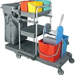 Trasportatore Rulli Manuale Carrello per pulizia/servizio RMV Plastica PE Prince RMV10.001