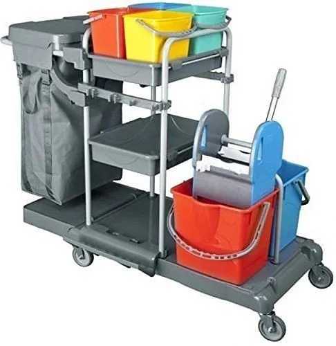 Trasportatore Rulli Manuale Carrello per pulizia/servizio RMV Plastica PE Prince RMV10.001