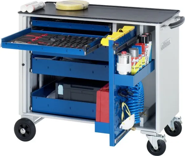 Trasportatore Rulli Manuale Carrello portautensili RAU collezione adlatus modello 10210 L1025 x P520 x A890 mm incluso sup...