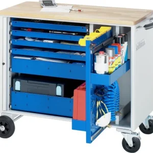 Trasportatore Rulli Manuale Carrello portautensili RAU collezione adlatus modello 10220 L1025 x P520 x A890 mm incluso un...