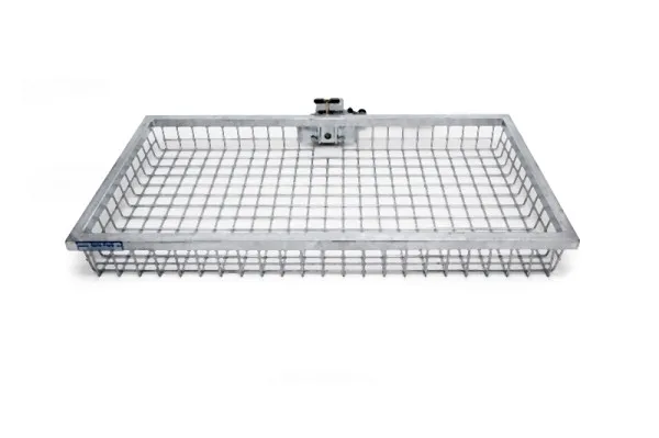Portapacchi posteriore Optimal abbassabile con sgancio veloce nelle dimensioni 1200 x 600 x 125 mm 101467 Heck-Pack
