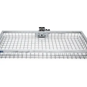 Portapacchi posteriore Optimal abbassabile con sgancio veloce nelle dimensioni 1200 x 500 x 125 mm 151350 Heck-Pack