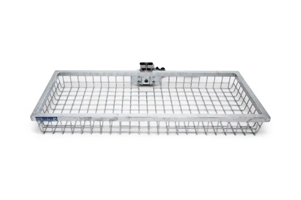 Portapacchi posteriore Optimal abbassabile con sgancio veloce nelle dimensioni 1200 x 500 x 125 mm 151350 Heck-Pack