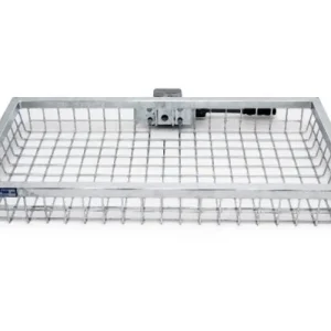 Portapacchi posteriore Optimal con sgancio veloce nelle dimensioni 1000 x 500 x 125 mm 111350 Heck-Pack