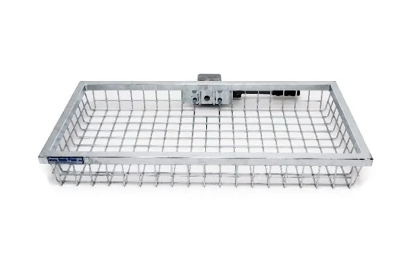 Portapacchi posteriore Optimal con sgancio veloce nelle dimensioni 1000 x 500 x 125 mm 111350 Heck-Pack