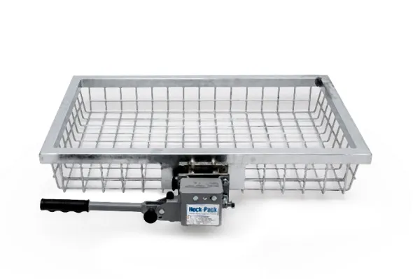 Portapacchi posteriore Optimal pieghevole con sgancio veloce nelle dimensioni 800 x 500 x 125 mm 900293 Heck-Pack