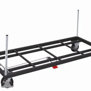 Carro con stanti VARIOfit dimensioni esterne: 2.080 x 880 x 930 mm (LxPxA) set di ruote: gomma piena elastica con cuscinet...