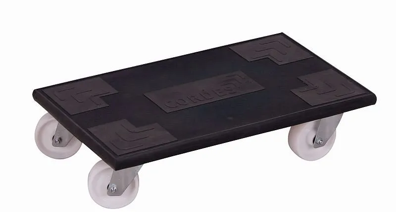 Cane da arredamento VARIOfit - Europa con ruote piroettanti plastica dimensioni esterne: 600 x 350 x 145 mm (LxP) confezio...