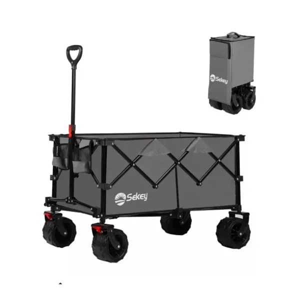Carrello pieghevole Sekey con freno colore: grigio FW20