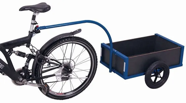 Rimorchio per bicicletta poco pesante VARIOfit dimensioni esterne: 1.595 x 625 x 765 mm (LxPxA) fino -1180