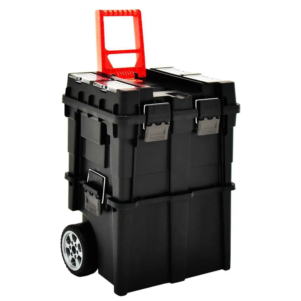 Pannello Perforato Carrello Portautensili con Maniglia 46x36x41 cm