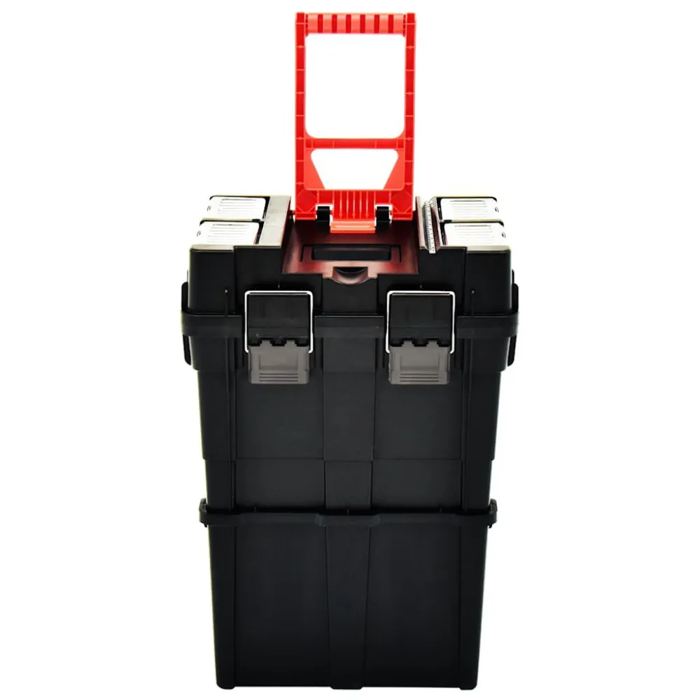 Pannello Perforato Carrello Portautensili con Maniglia 46x36x41 cm
