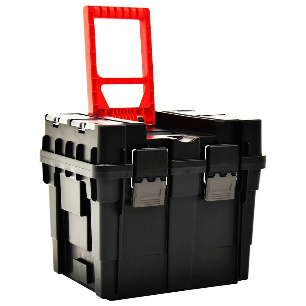 Pannello Perforato Carrello Portautensili con Maniglia 46x36x41 cm