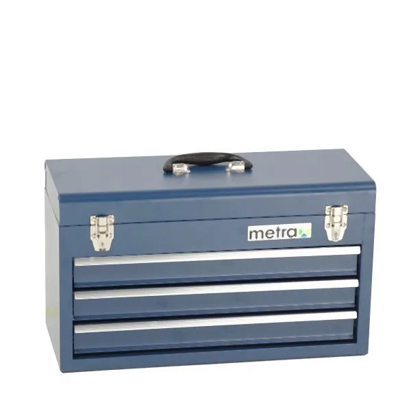 Pannello Perforato Cassetta degli attrezzi Metra qualità piccola blu 10214
