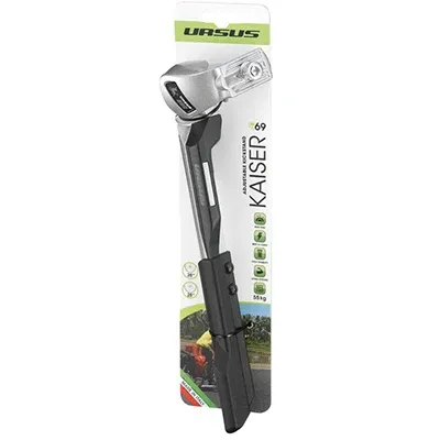 Cavalletto laterale argento per e-bike e bici pesante Kaiser - Ursus