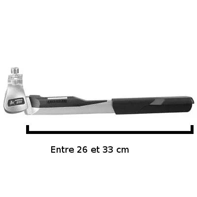 Cavalletto laterale argento per e-bike e bici pesante Kaiser - Ursus