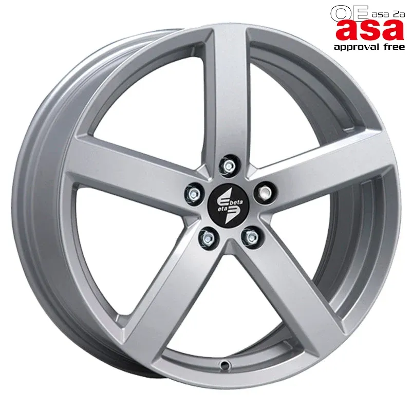 EtaBeta Eros 8.0 x 18" ET45 (silver) - Toyota GR Yaris (XPA1)