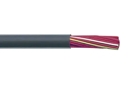 Cinghia Poliv Alpha Wire F10005RW 10 AWG 5 Conductor Red Unshielded PVC Insulation 600V Industrial Series F Continuous Fle...