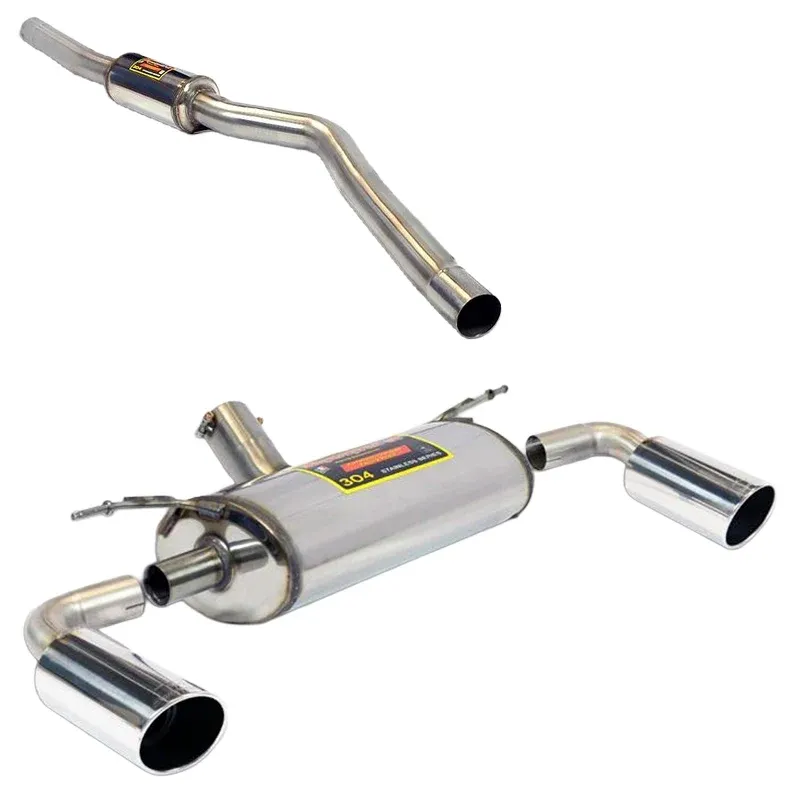 Supersprint - Scarico completo x BMW 428iX 2.0 T (F32) - Per paraurti di serie modello "F32 435i"