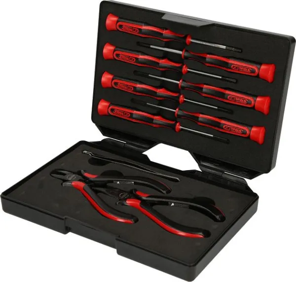 Set di strumenti di precisione KS Tools 10 pezzi 500.7180