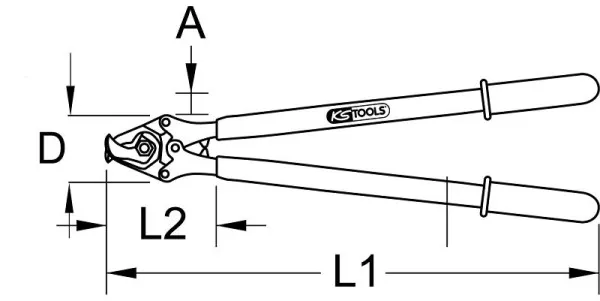 Set di utensili KS Tools con utensili isolati 5 pezzi 117.1255