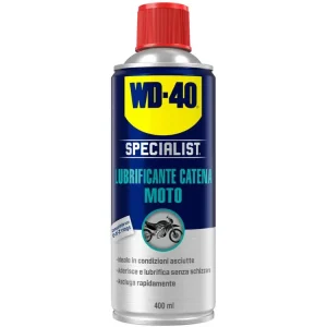 Spray WD-40 lubrificante catena moto