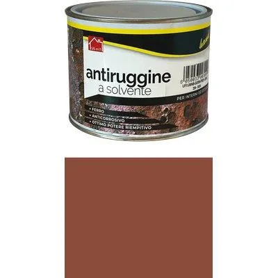 Antiruggine Solvente Hand - Rosso Ml 500- 6 Pezzi