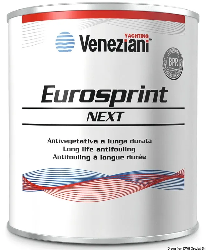 Antivegetativa Eurosprint rossa 2,5 l