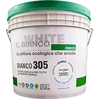 BIANCO 305 - LAVABILE, COPRENTE, TRASPIRANTE - 12 LT